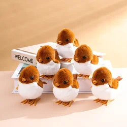 Cartoon Chick Wind Up Toys Cute Plush Simulation Educational Walking Chicken Interesting Toy for Kids Clockwork Doll Plush Toy