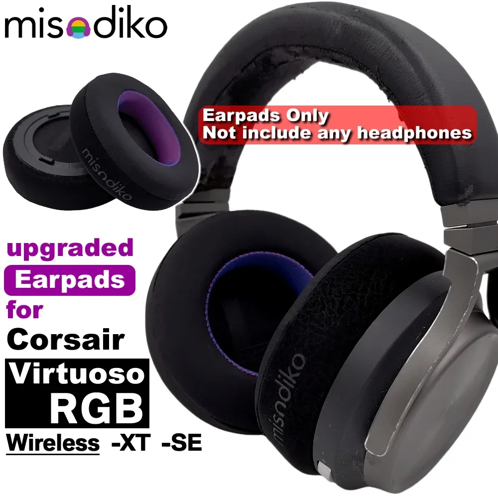 

misodiko Upgraded Earpads Replacement for Corsair Virtuoso RGB Wireless XT SE Gaming Headset