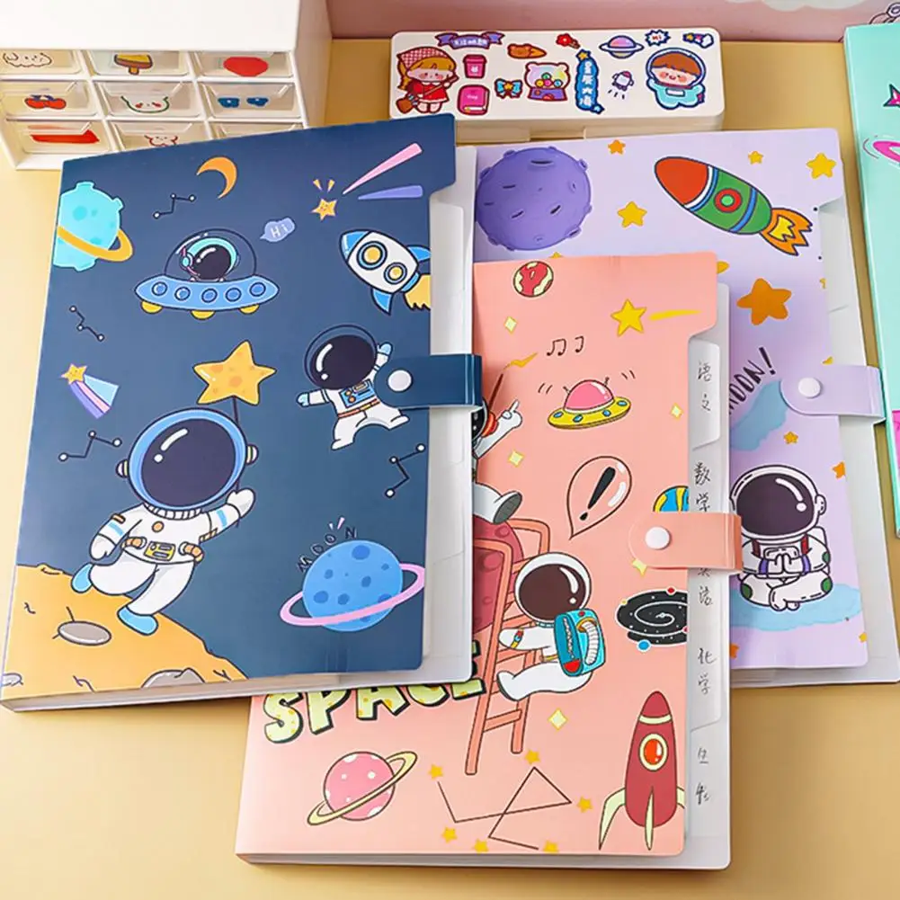 Classification Portable Student A4 Paper Sorting Storage Folder Office Accessories