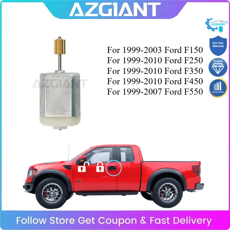 

AZGIANT for Ford F150 F250 F350 F450 F550 Side Door Lock Actuator Motor Replace Upgrade Brand New Repair Kits 3L3Z25218A42AA