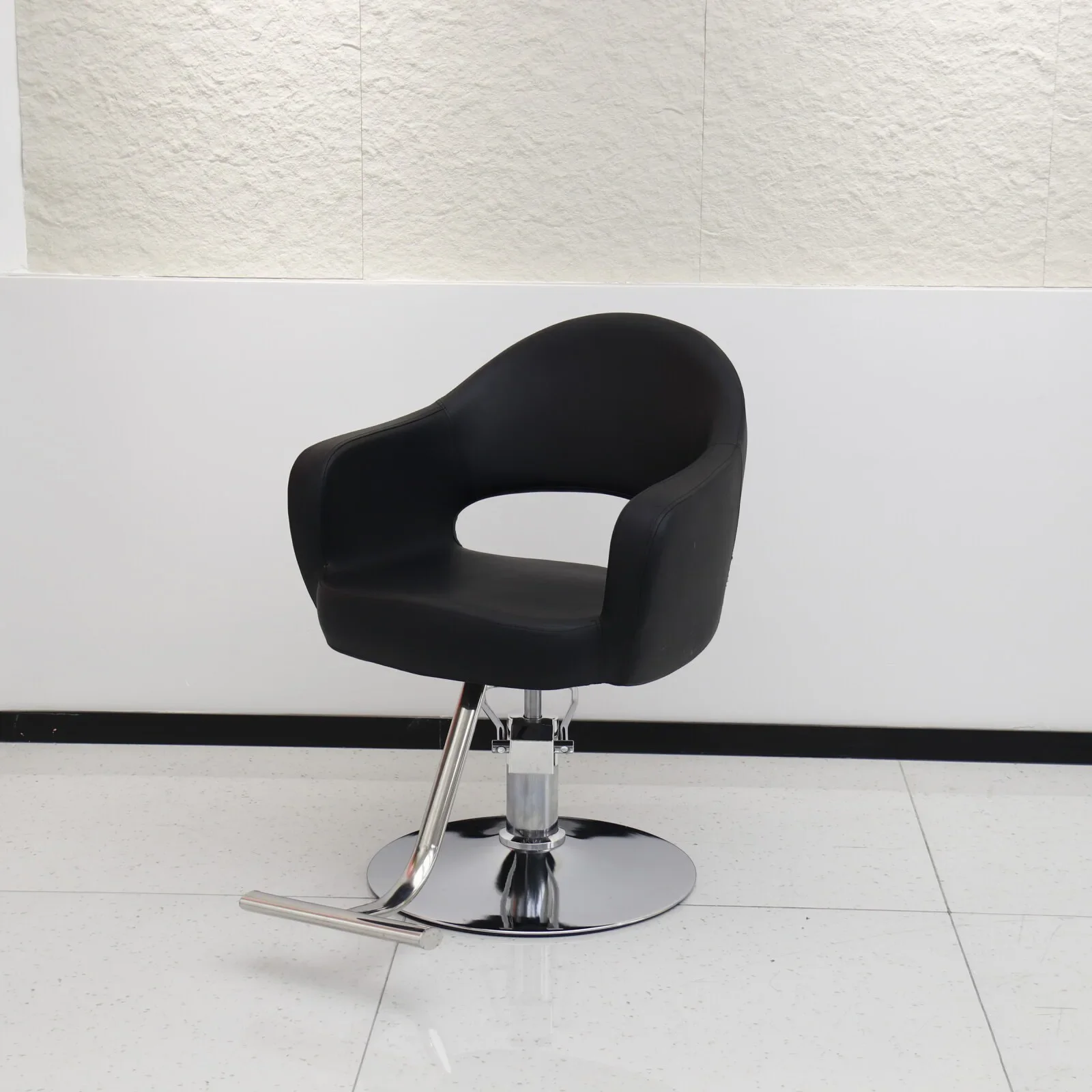 كرسي صالون حلاقة عتيق جديد لصالون الشعر، مقعد خاص قابل للرفع ومقعد لقص الشعر في منطقة الصباغة