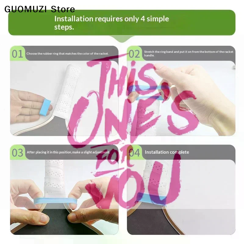 

9 шт./компл. ленты для захвата ракетки Pickleball Paddle, теннисная ракетка, противоскользящее силиконовое кольцо, ручка, ремешок для захвата