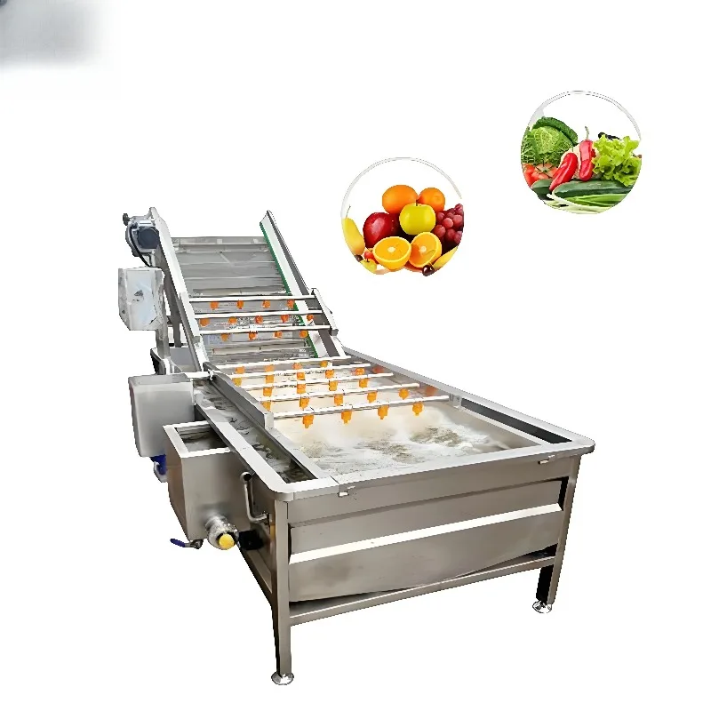 OME Commercial Electric Fruit Bubble Washing Machine Apple Jujube Orange Cleaning Tomato Vegetable Potato Washing Machine