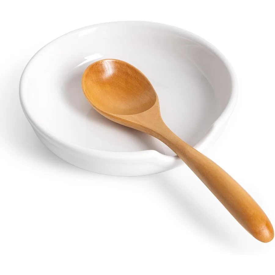 

Spoon Rest for Stove Top Ceramic Spoon Holder for Kitchen Counter Heat-Resistant Cng Utensil Rest Coffee Spoon Holder Spoon Res