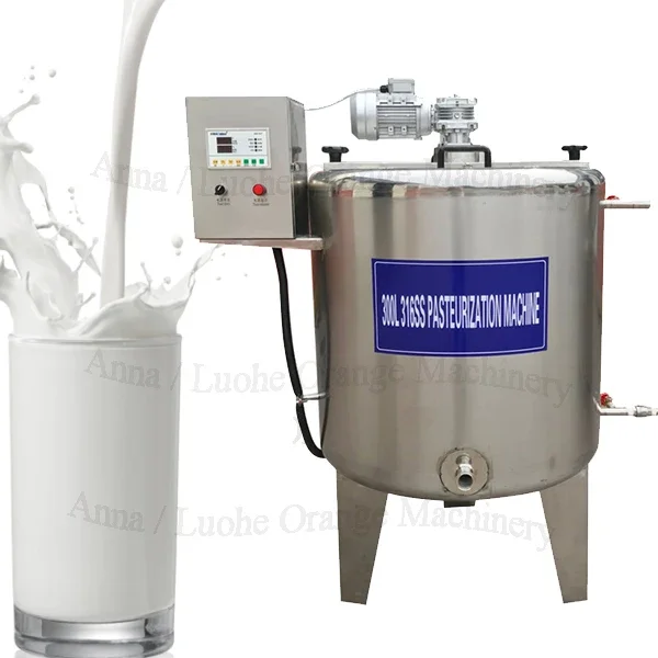 100L/150/200L/300L Small Scale Dairy Yogurt Making Milk Pasteurization Machine