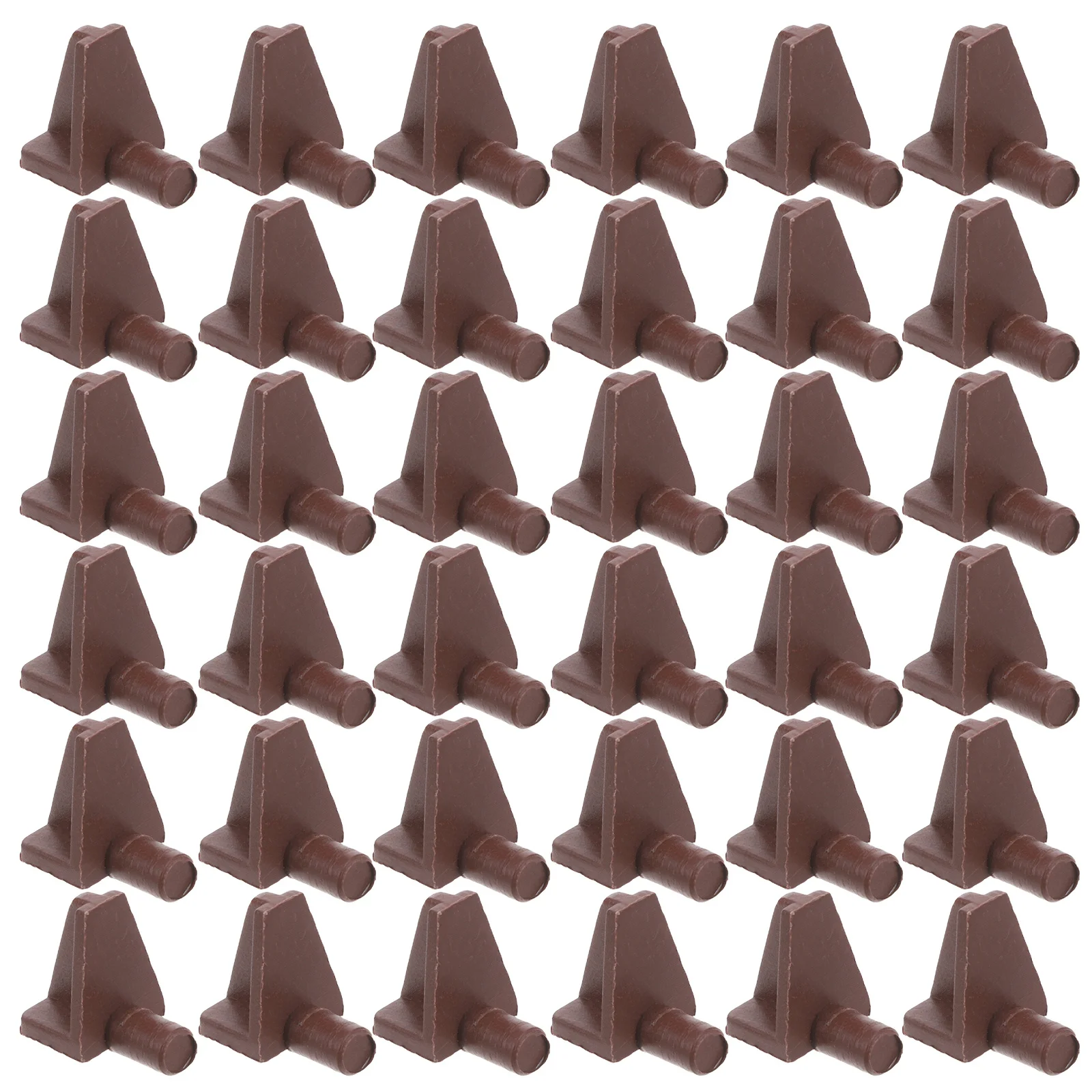 

50Pcs Invisible Plastic Shelf Support Pegs Shelf Pins for Kitchen Cabinets Cupboards Bookcase Furniture Brackets