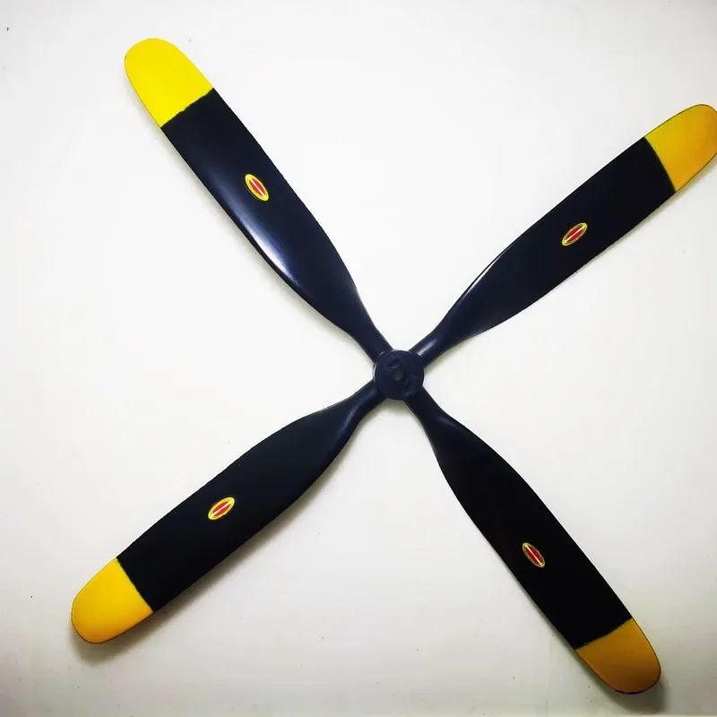 Qt Model 13 * 6 Four Bladed Propeller Aperture 6mm 1360 Fixed Wing Accessory Rc Plane