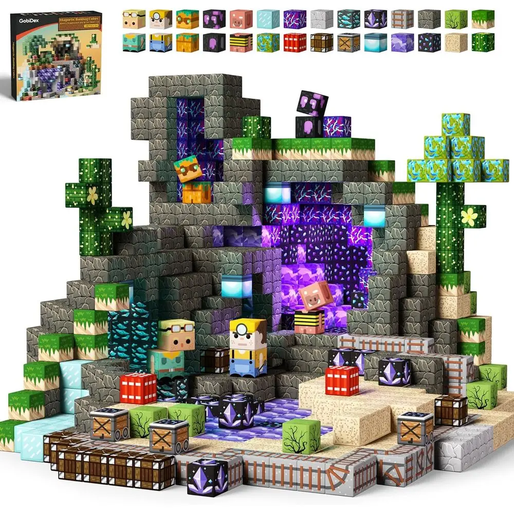 

Magnetic Building Blocks - 100PCS Magwonder STEM Toys for Kids: Engaging Gift for Boys & Girls