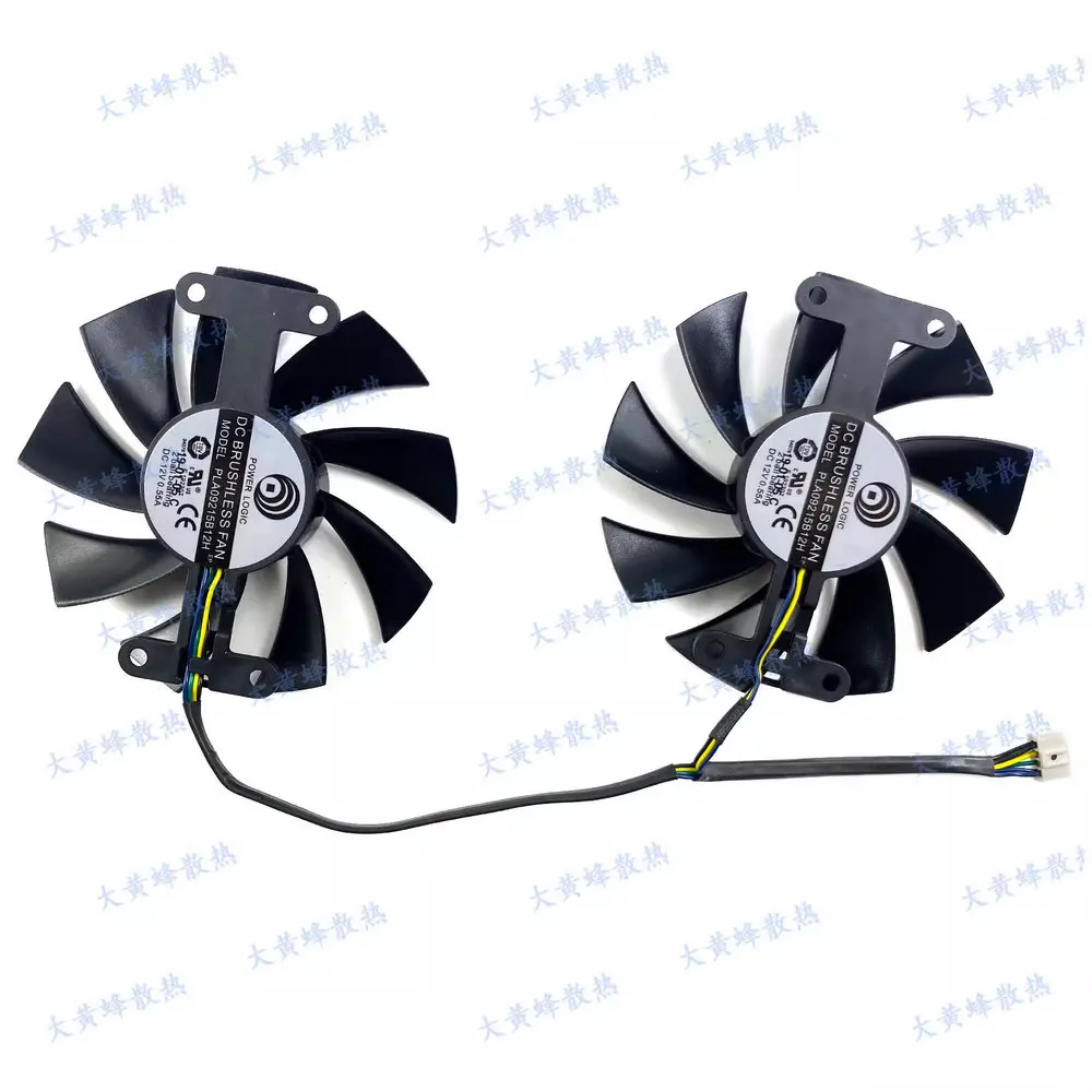 New Cooling Fan for DATALAND RX580 X-Serial War Graphics Card PLA09215B12H