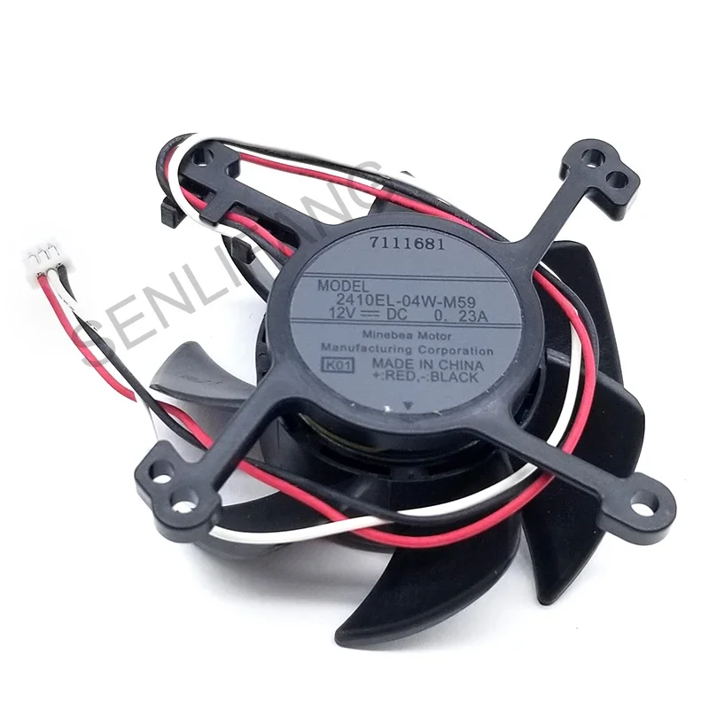 

new for 6cm 6025 12V 0.23A 2410EL-04W-B59 2410EL-04W-M59 H328E projector cooling fan