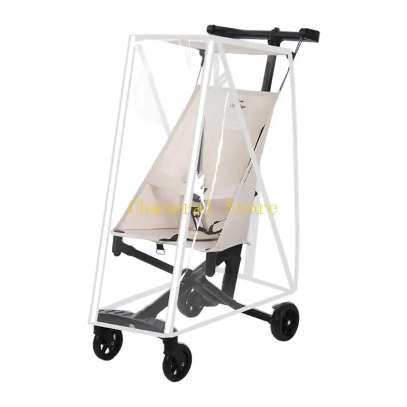 عربات الأطفال E7CE قابلة للتنفس، طبقة مقاومة للمطر، طبقة مقاومة للرياح، تجميع بسيط