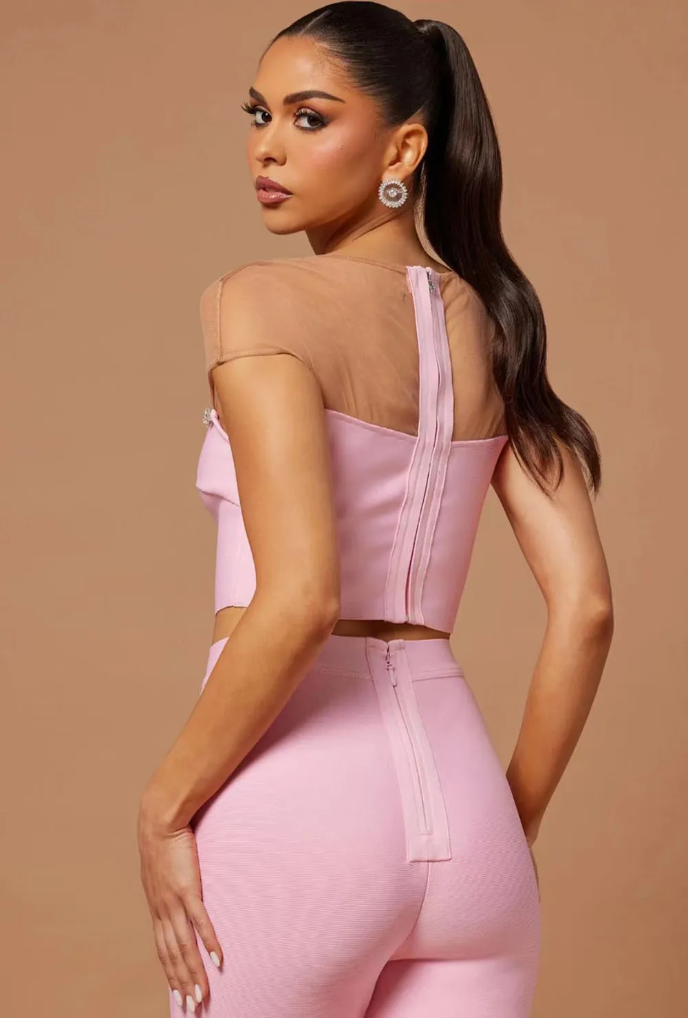 Vestido de traje para mujer, Mono de diamantes de imitación, vestido de noche Formal, vestido especial para vacaciones, vestido de fiesta, conjunto de vestido de cumpleaños de boda, nuevo