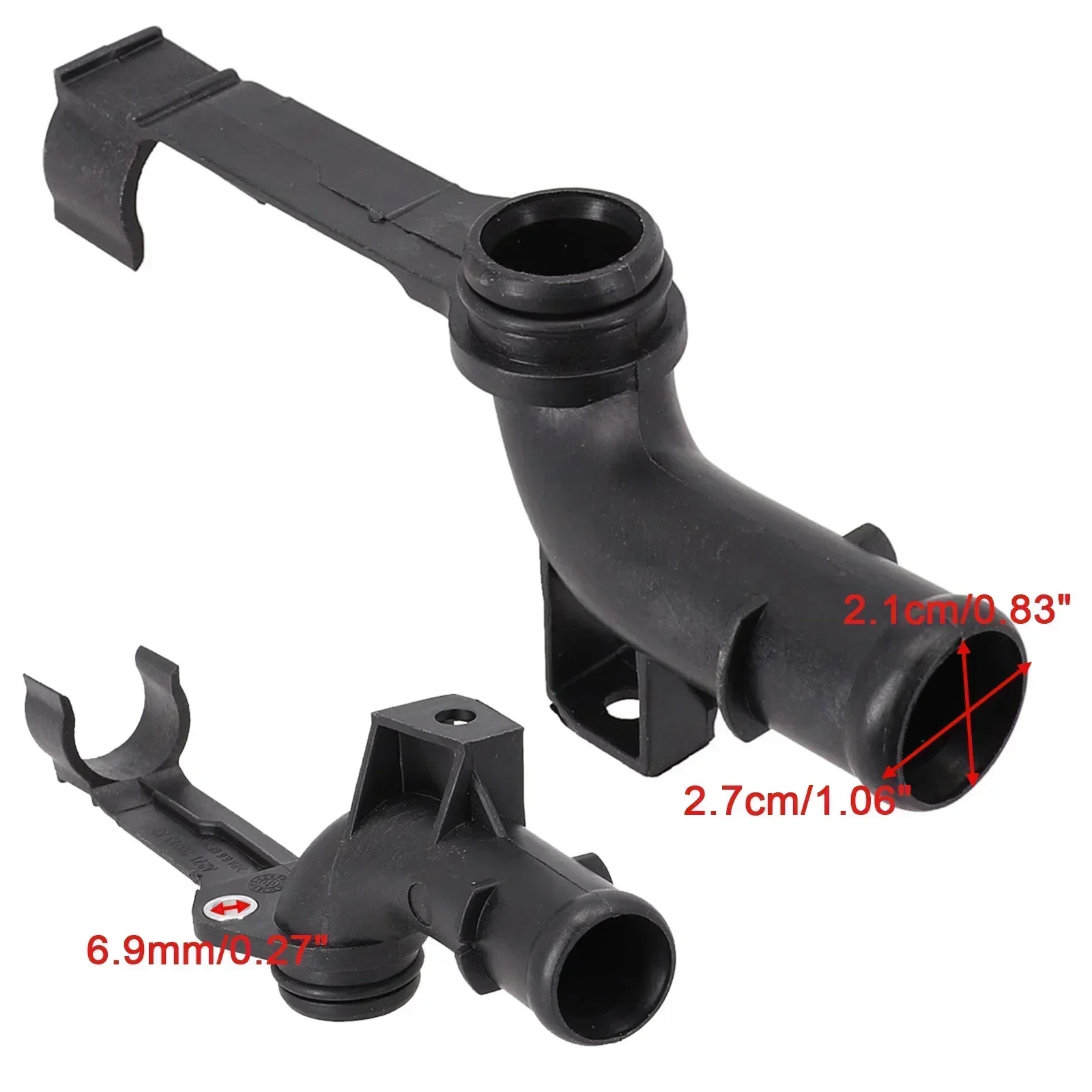 Pendingin minyak pipa air mesin 1 buah 2712001352 hitam silinder untuk Mercedes W203 M271 untuk Benz C230 2003-2005 Aksesori Mobil