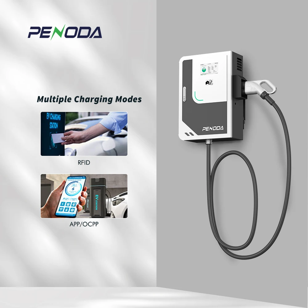 PENODA EVSE OCPP Commercial Level3 DC EV Charger Station CCS Type 1 2 EVSE Wallbox CCS1 GBT CHAdeMO EV DC Fast Charger