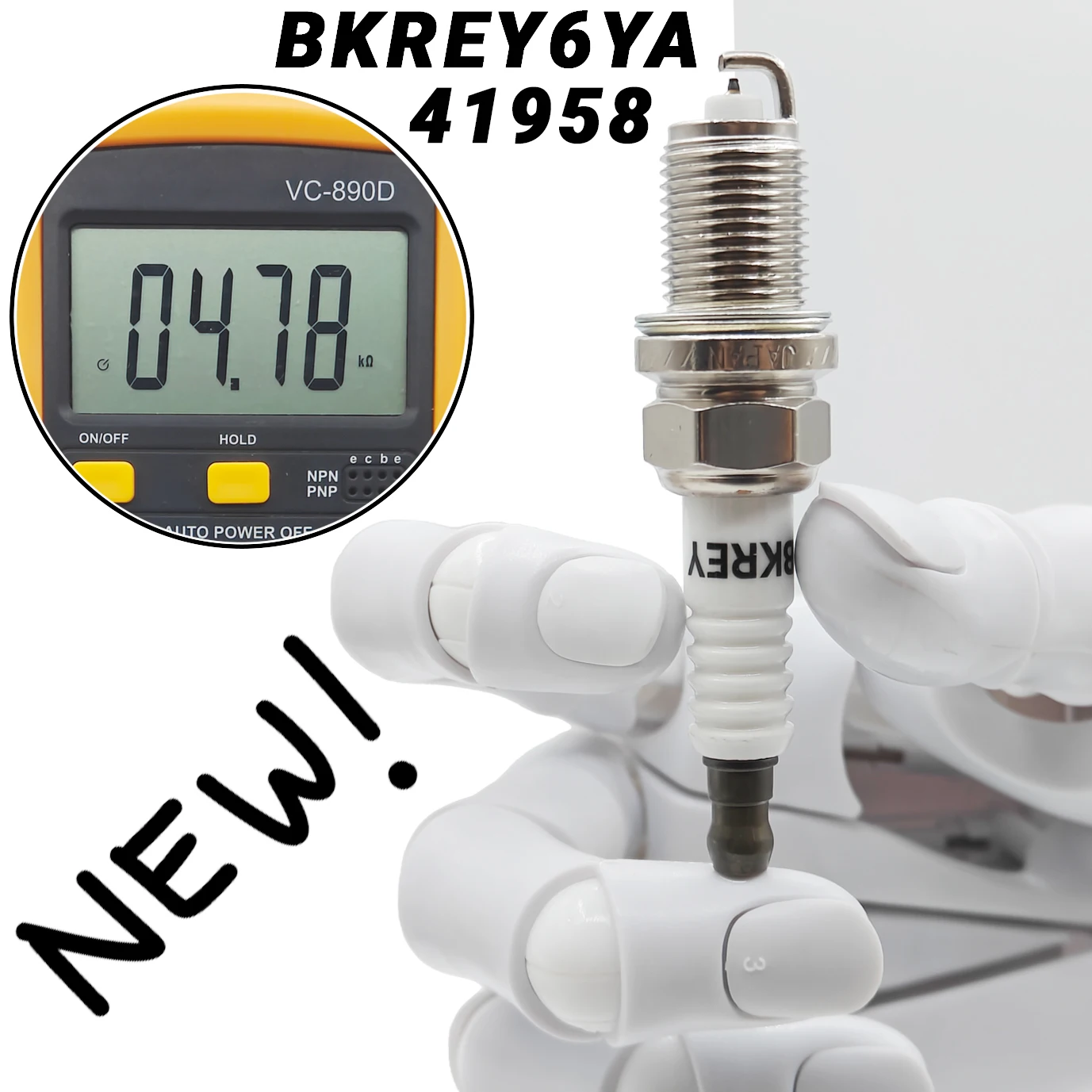 4/20PCS BKR6EYA-11 4195 Iridium Spark Plug For Mitsubishi Subaru Toyota Camry Honda Rav4 Lexus Audi Volvo For BKREY6YA 41958