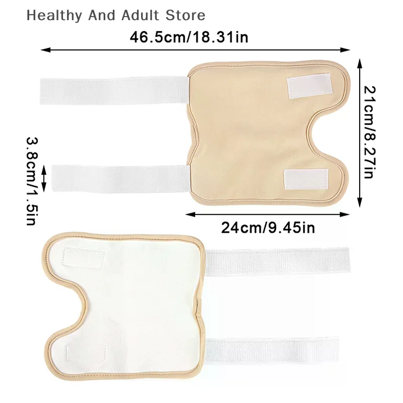 【HB】Reusable Castor Oil Pack Knee Elbow Joints Castor Oil Compress Pads Wraps Adjustable Pad Self Conditioning Aid Muscles Care
