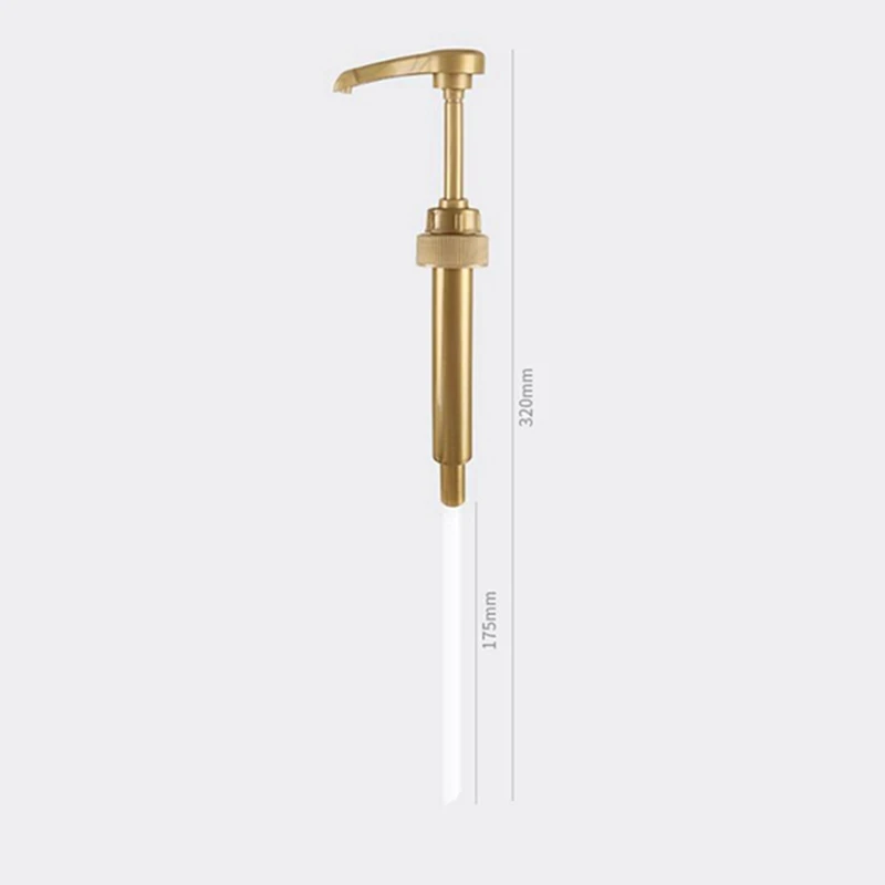 10 ชิ้นกาแฟนมชาDispenserน้ําเชื่อมปั๊มGold Liquidสําหรับน้ําเชื่อมTorani 8Mlขวดน้ําปั๊ม