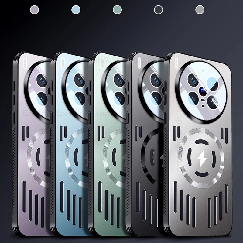 Cooling Hollow Heat Dissipation Case For vivo X300S X200 Pro mini For Magsafe Magnetic Cover For VIVO X300 Ultra X200 X100 S Pro