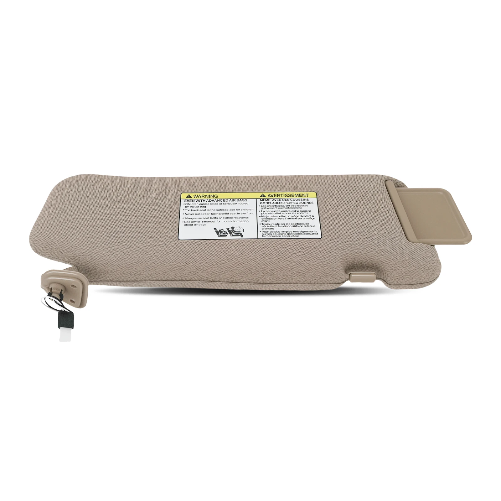 Left Side Sun Visor Beige for Nissan Murano 2009-2014 964011AA1B New