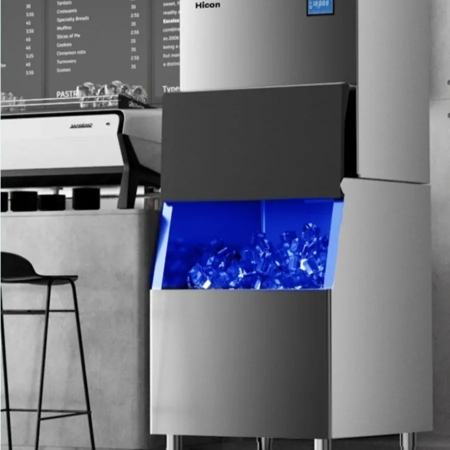 Water-cooled Ice Maker Large-scale Hotel Automatic Ice Maker Production Commercial Furniture Macchina Del Ghiaccio ZYZBJ60