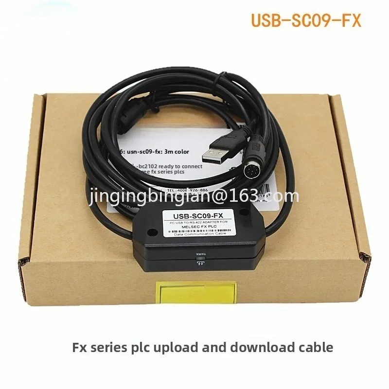 Factory direct sales, domestic USB-SC09-FX programming cable, suitable for download on FX series PLC