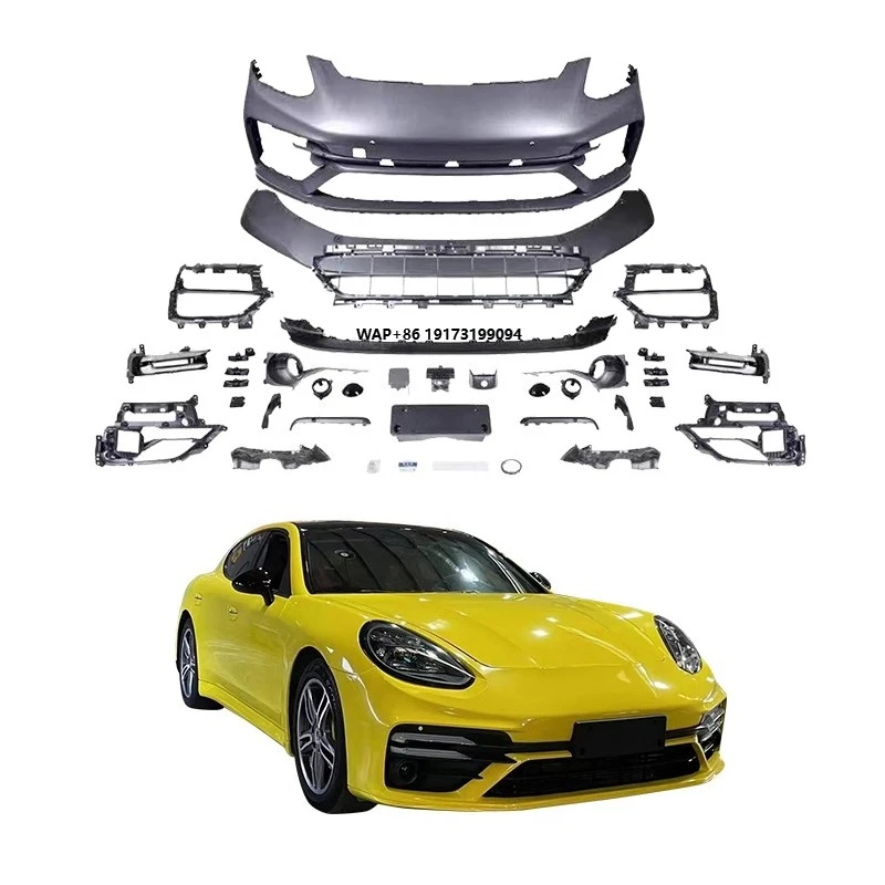 

New 2014-2016 TurboS Style Body Kit Front Bumper with Rear Lip Tips Grille for for 970/971-Bolt-On Retrofit/Upgrade