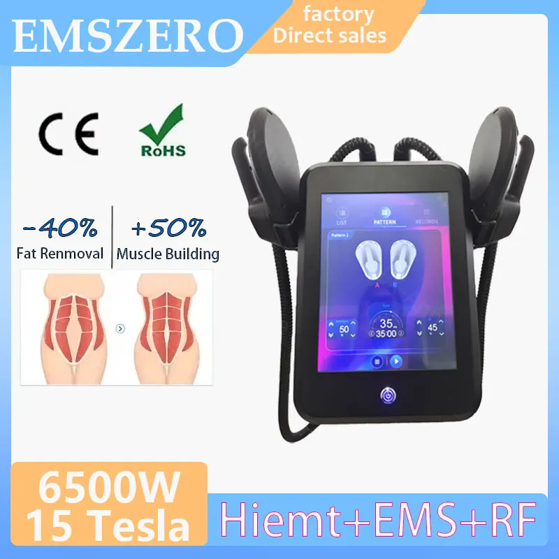 

EMSZERO fat remover 6500W 15 Tesla EMS burns body fat to exercise abdominal muscles RF body shaping machine