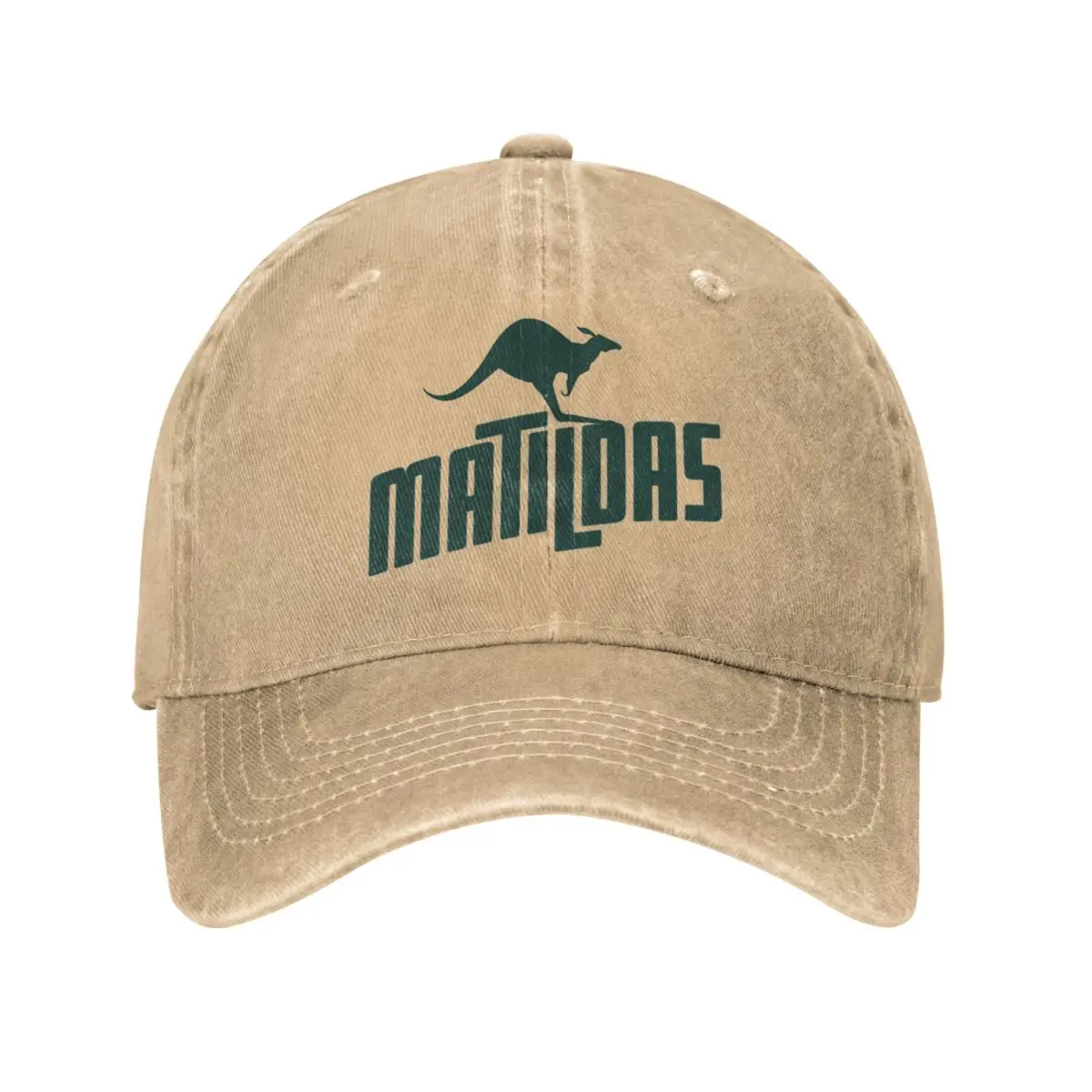 Matildas Kangaroo Baseball Cap Vintage Distressed Washed Australia Womens Soccer Snapback Hat for Men Women Outdoor Caps Hat