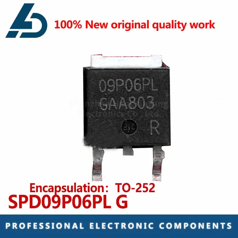 10PCS SPD09P06PLG package TO252P channel MOS FET chip