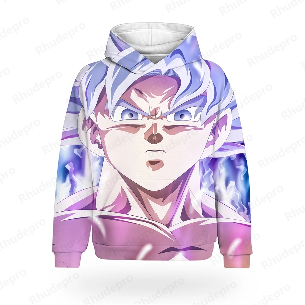 2024 Dragon Ball Men Clothing Men's Hoodie Trend Shirts Children's Y2k Super Saiya Goku Vegeta Tops Hoodie Anime