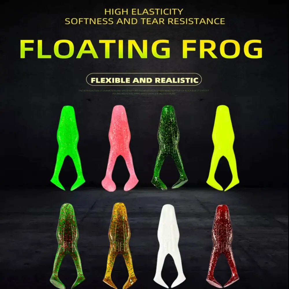 2PCS Soft Silicone Frog Fishing Lures Mini Soft Lure Fishing Gear Product 10.5cm/12g Artificial Bait Outdoor Fishing Tackle