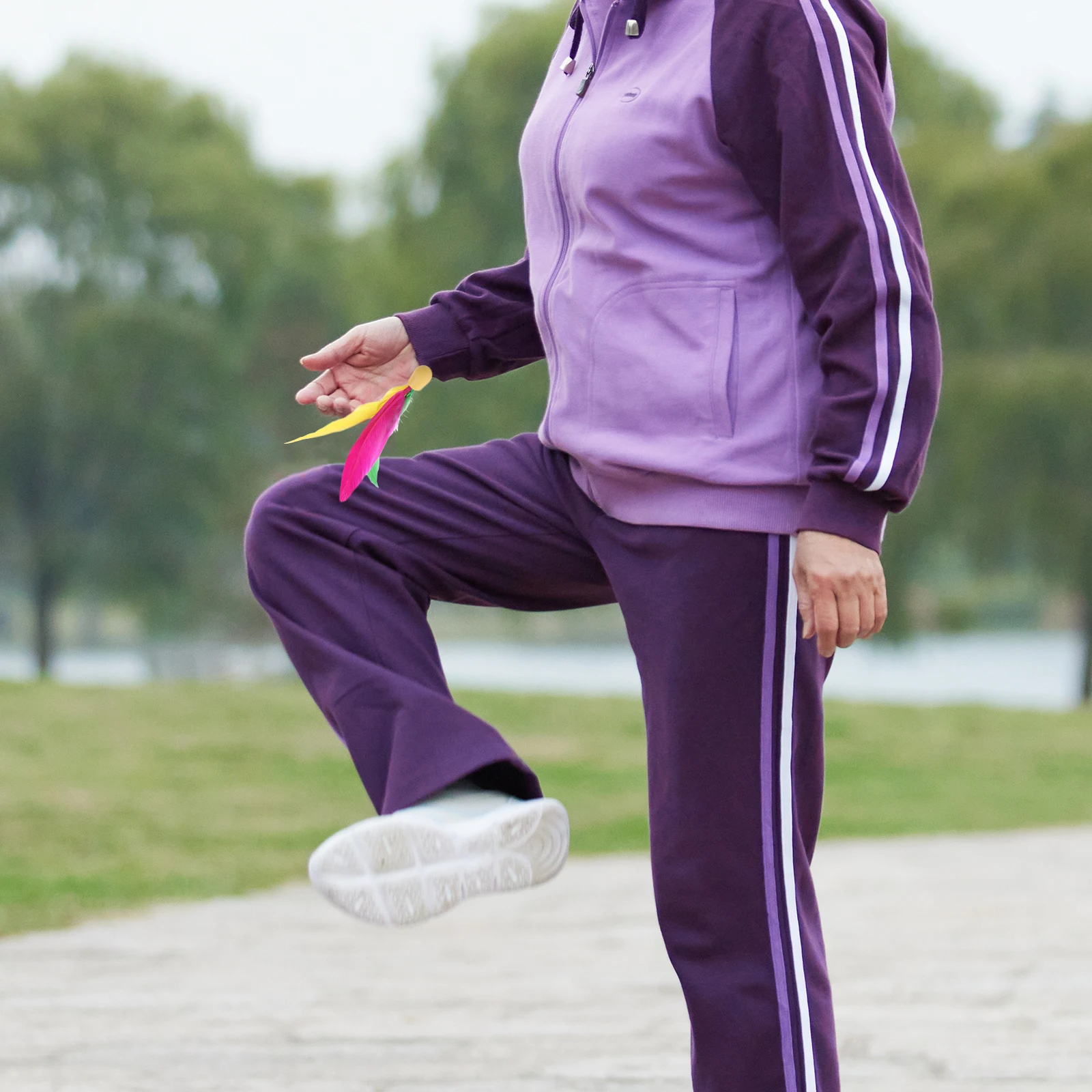 6 Pcs Long Hair Board Badminton High Elastic Squash Racket Balls Band Automatic Rubber