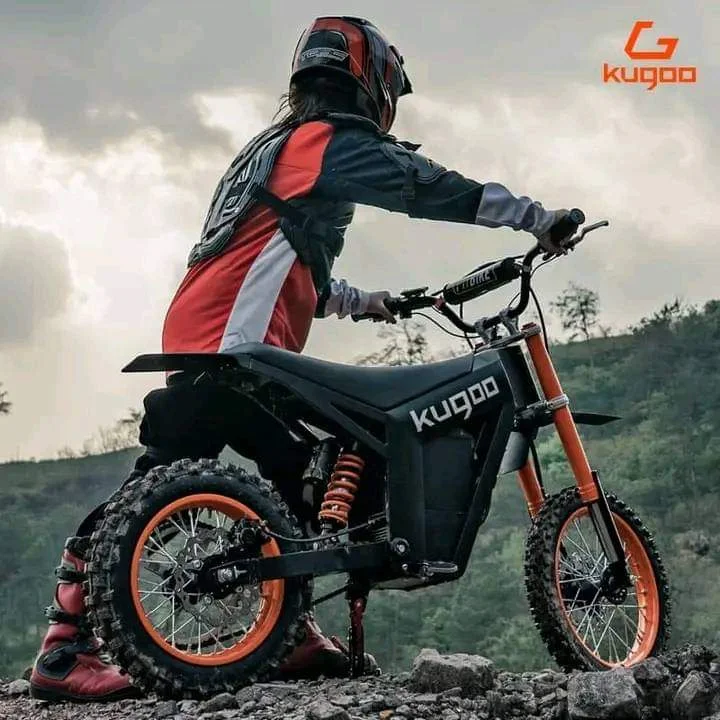 Kugoo Wish 01 Electric Motorcycle 48V 21Ah Battery, Long Range Off Road Moto Electric Bike | Ships from Dubai warehouse