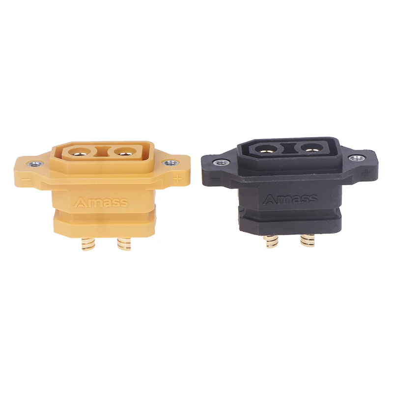 30A XT90NE Lithium Battery Charging Connector Wire Fixed Female Head Welded Type Gold-plating Terminal Male New Energy Plug