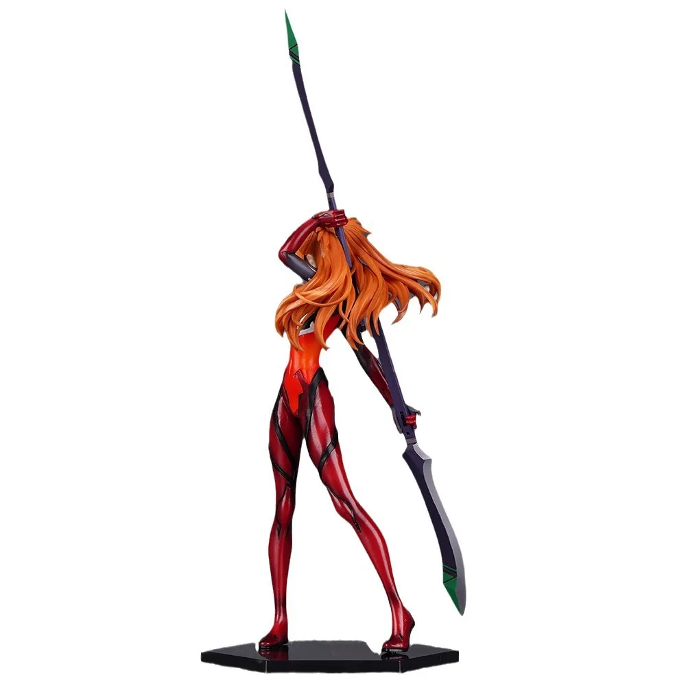 28CM Anime EVA Figure Ayanami Rei Asuka Langley Soryu Evangelion Gashapon Figures PVC Collection Model Toy Desktop Ornaments