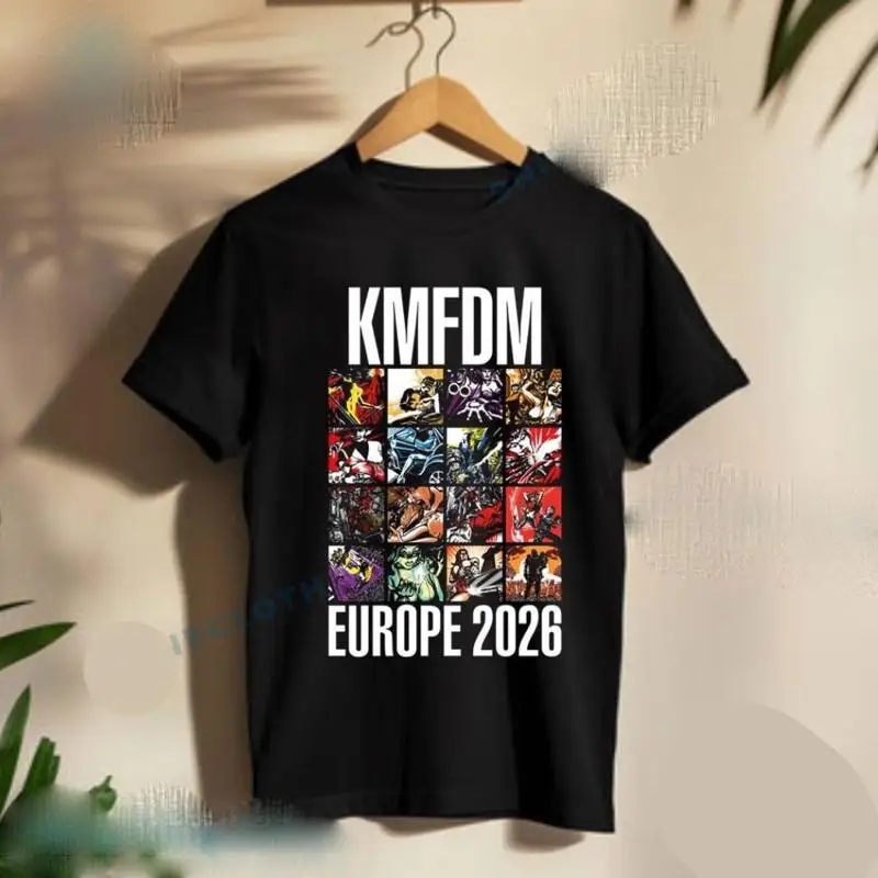 KMFDM Europe 2026 Tour T shirt All Size S 4XL