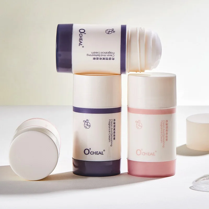 OCHEAL Portable Solid Deodorant - Fresh & Clean, Naturally Long-Lasting, Subtle Fragrance On-the-Go Perfume Stick