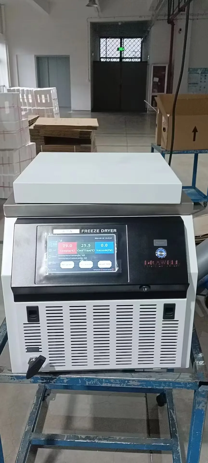 Venta caliente DW-10N fre eze secadora laboratorio alimentos equipo de secado al vacío automático fre eze secadora precio