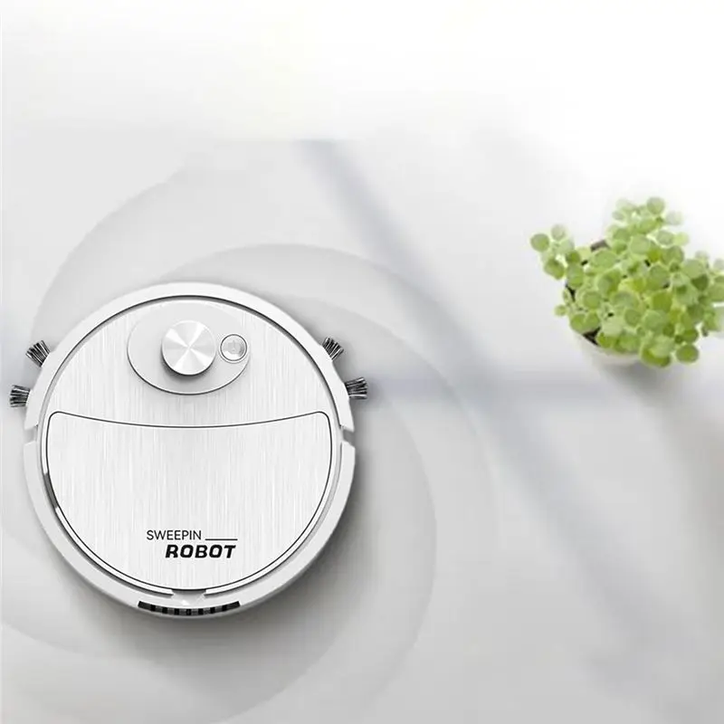 ABVJ-Mini Cleaning Sweeping Robot Automatic Vacuum Robot Ultra Thin Silent Cleaning Hard Floor Cleaning Machine Easy Install ,Wh