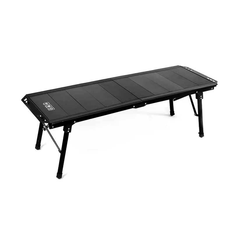 stllf Outdoor 5-unit Foldable Adjustable Tactical Camping Tea Table Lightweight Aluminum Alloy Folding Chair