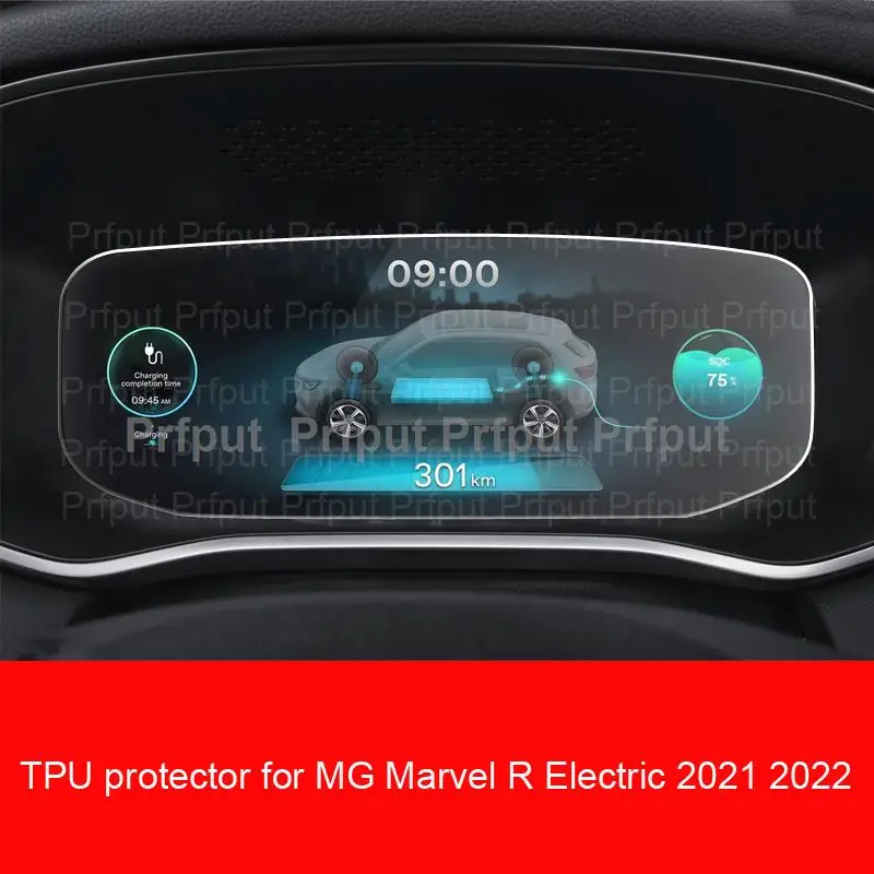 Car Instrument Panel Screen Protector For MG Marvel R Electric 2021 2022 Interior Car Dashboard PET Protective Film