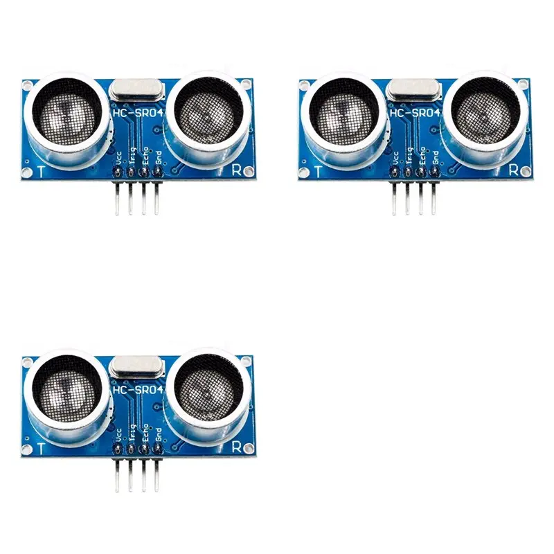 

3Pcs Ultrasonic Module HC-SR04 SR04 4Pin Distance Measuring Transducer Sensor
