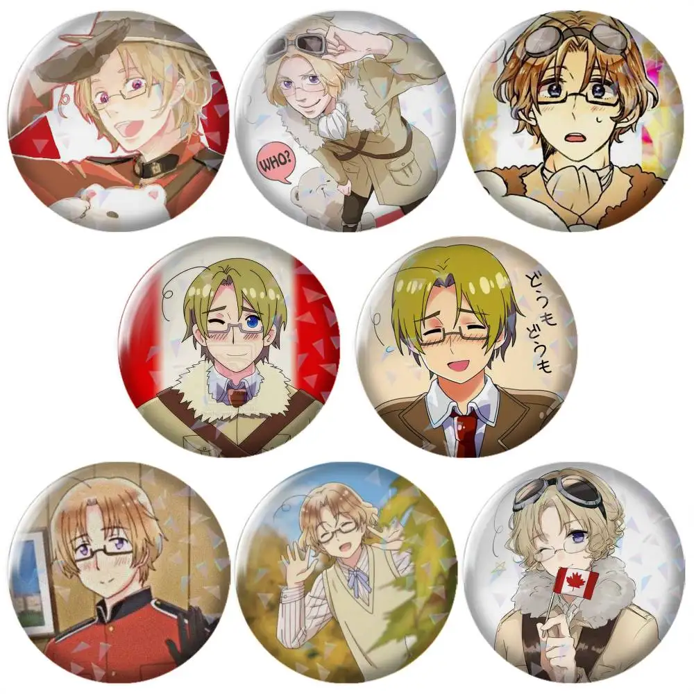 Canada-a Hetalia-a Brooch Metal Badge Brooch, Fashion Decorative Pins for Hat Bag Clothing Decoration Gift,Souvenir.