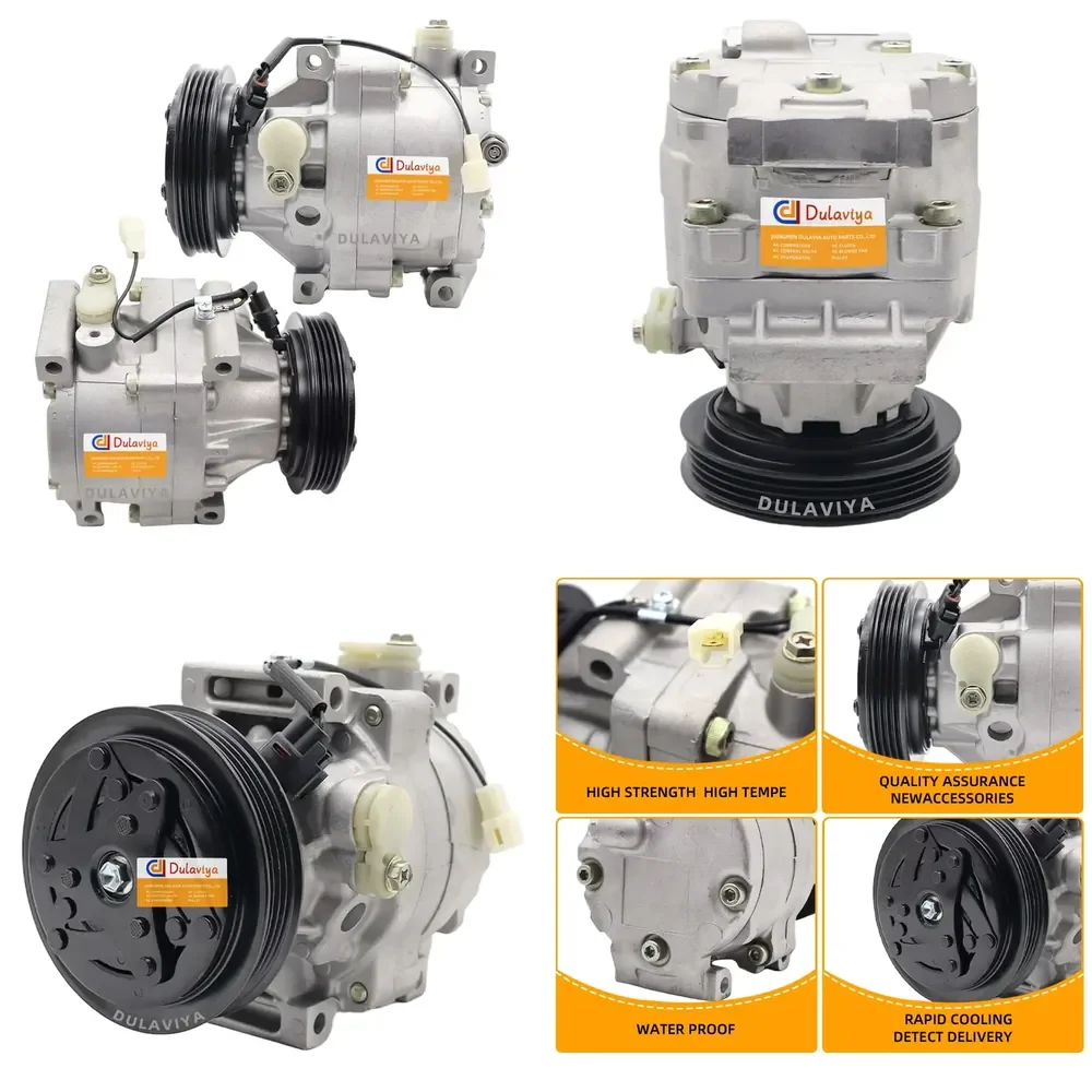 【Premium Quality Daria】 NEW SC08C AC Compressor with 4 Grooves Pulley for MX-5 MX5 NB MK2 1998-1999 4421000221