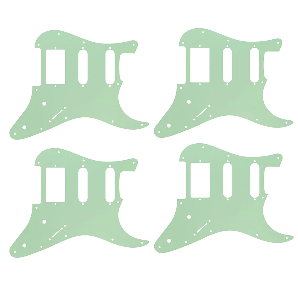Customize pickguard For Harley Benton ST Modern Plus Guitar pickguard, 3Ply Mint Green