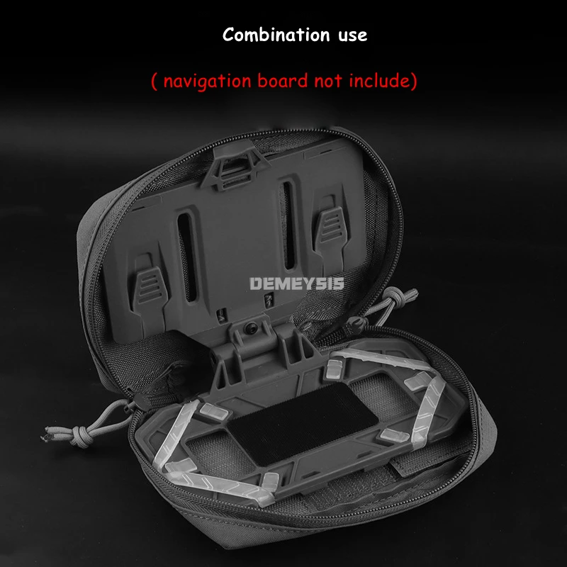 التكتيكية مول الحقيبة الهاتف للطي الملاحة مجلس مزدوجة سستة في الهواء الطلق الصيد الادسنس الغبار الهاتف المحمول حقيبة واقية