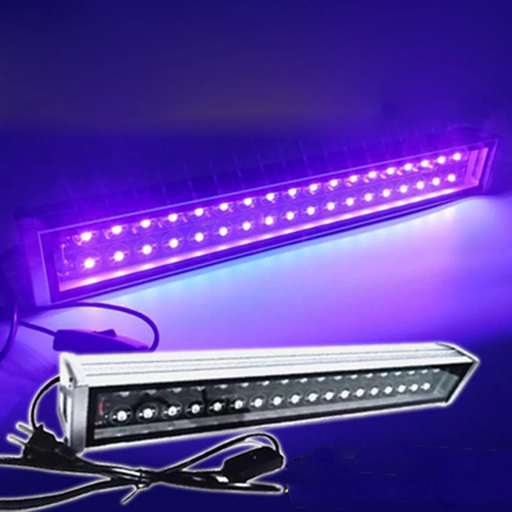 High-power long strip LED ultraviolet lamp UV shadowless glue curing Photosensitive plate fluorescence detection Resin curing