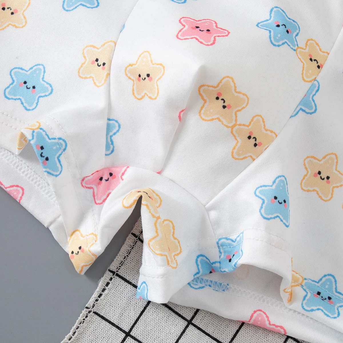 8-teiliges Set bequemer Kinderunterwäsche für alle Jahreszeiten, Jungen-Dinosaurier-Print, niedliche vierkantige Hosen, lässige kurze Unterhosen für zu Hause. – Detail 10