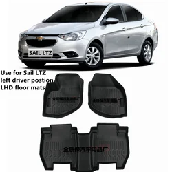 Use for new Chevrolet Sail LTZ car carpet Chevrolet Sail LTZ car floor mats Chevrolet Sail LTZ waterproof floor mats Sail mats