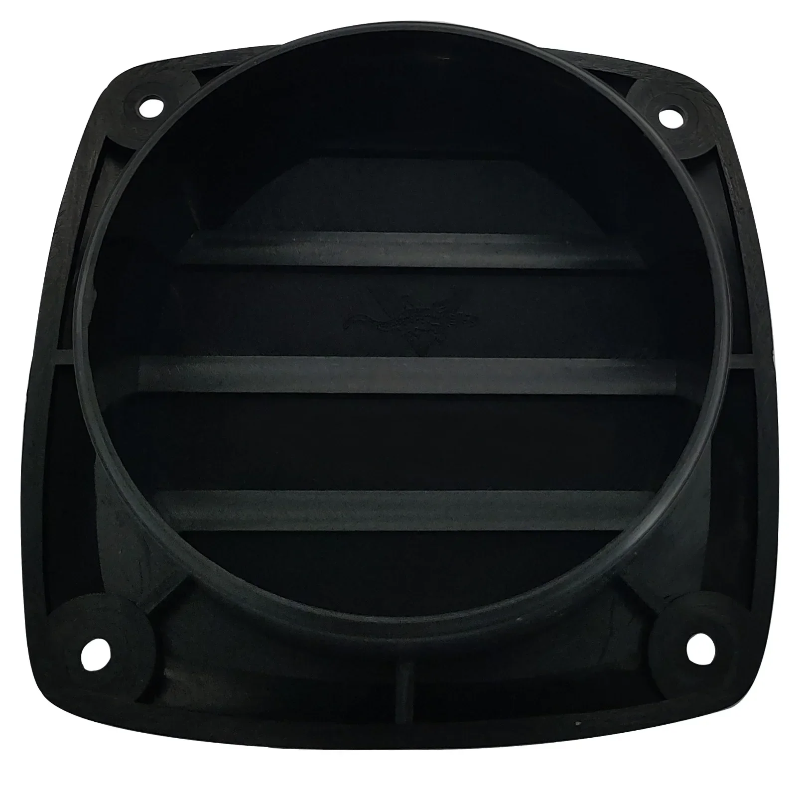 Black Nylon Ventilation Board 127 * 127mm Exhaust Port, Marine Yacht RV Accessories